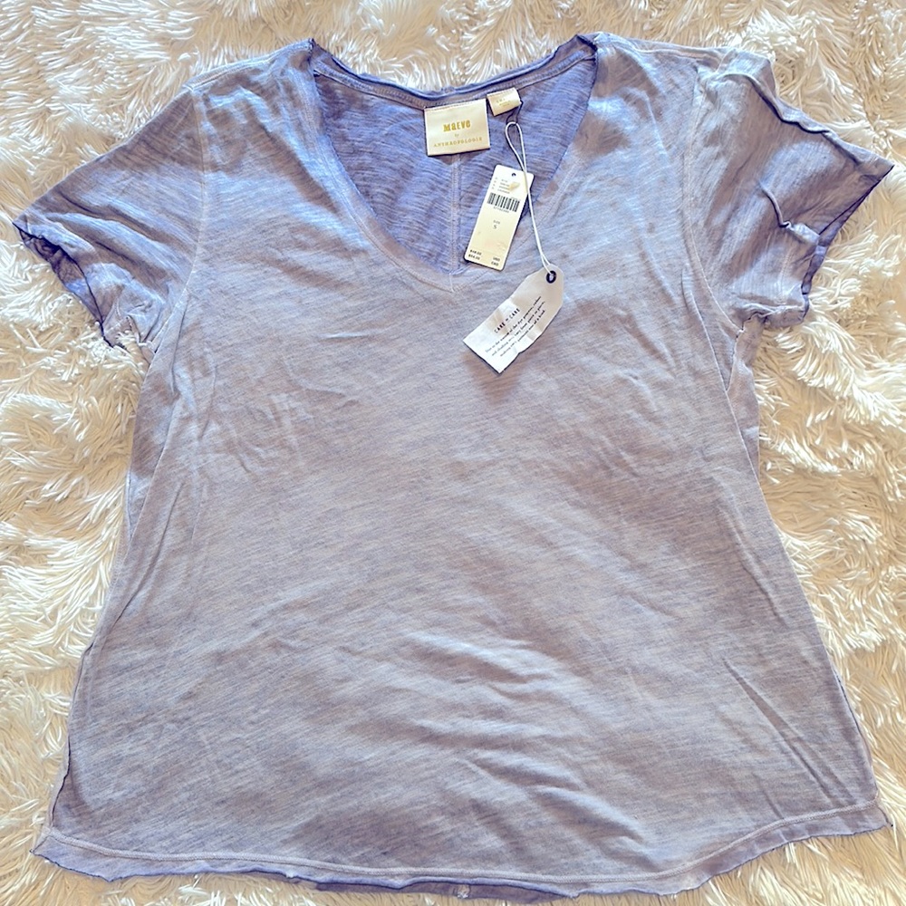Pretty dyed blue T-shirt